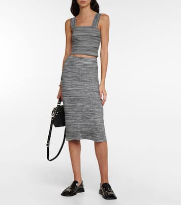 White Label knit crop top | Proenza Schouler