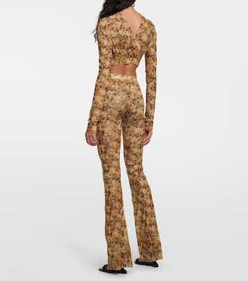 Legging évasé à fleurs | KNWLS