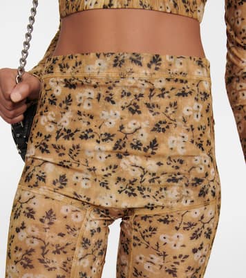 Legging évasé à fleurs | KNWLS