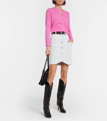 Minigonna di jeans Sabel a vita alta | Marant Etoile