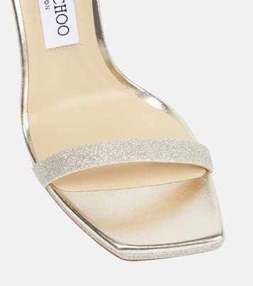 Alva 120 embellished leather sandals | Jimmy Choo