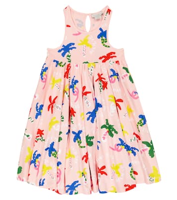 Bedrucktes Kleid aus Baumwolle | Stella McCartney Kids