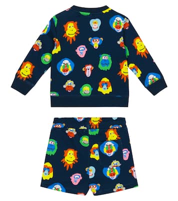 Baby - Felpa e shorts in cotone | Stella McCartney Kids