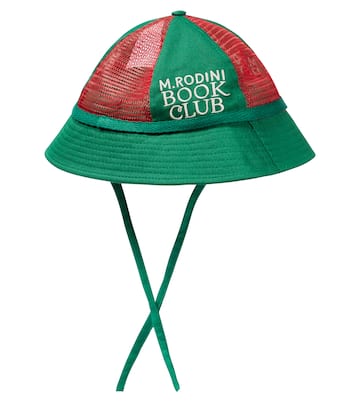 Cappello in mesh di cotone con stampa | Mini Rodini