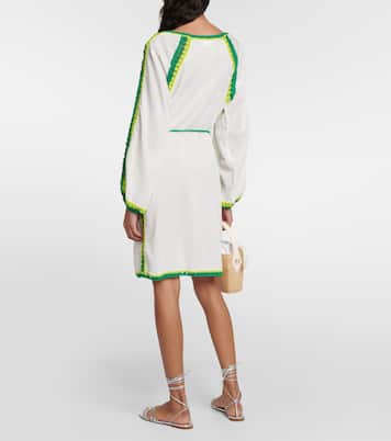 Vestido corto Penelope de algodón | Anna Kosturova