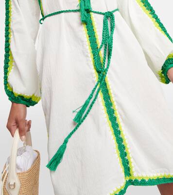 Vestido corto Penelope de algodón | Anna Kosturova