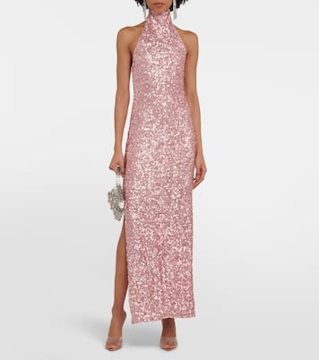 Bridal Kasia sequined maxi dress | Rotate