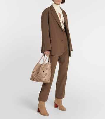 Bottines CL Chelsea Booty en daim | Christian Louboutin
