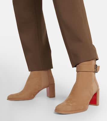 Bottines CL Chelsea Booty en daim | Christian Louboutin