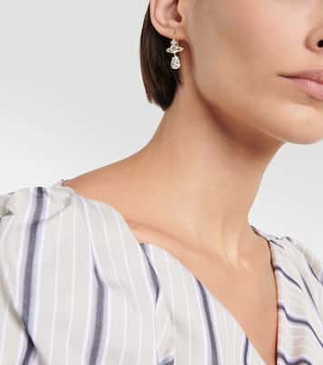 Ohrringe Orb mit Kristallen | Vivienne Westwood