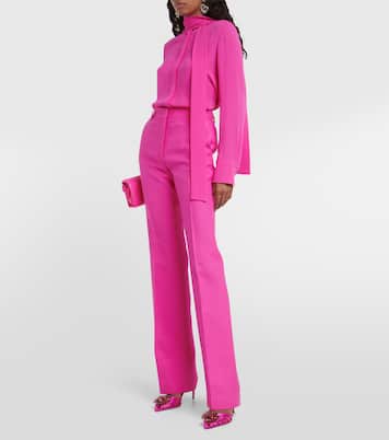 Salones Crystal Margarita de satén | Aquazzura
