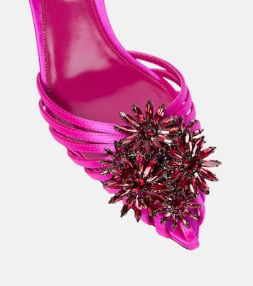 Salones Crystal Margarita de satén | Aquazzura