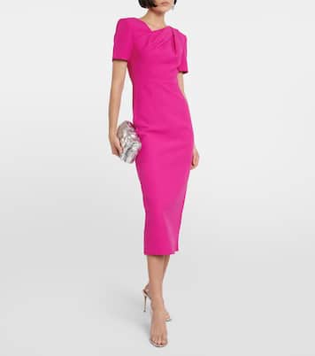 Wool and silk midi dress | Roland Mouret