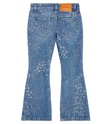 Printed flared jeans | Versace Kids