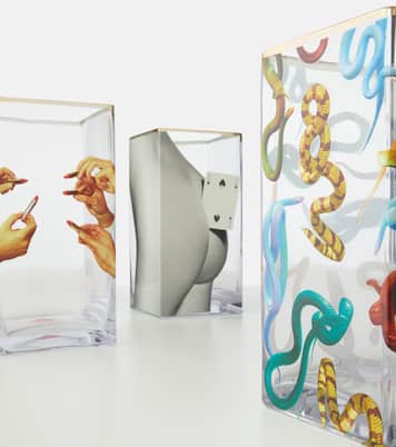 x Toiletpaper Lipsticks Large glass vase | Seletti