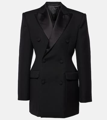 Vestido corto estilo blazer de lana | Wardrobe.NYC