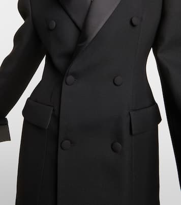 Vestido corto estilo blazer de lana | Wardrobe.NYC