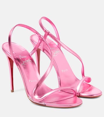 Sandalen Rosalie 100 aus Metallic-Leder | Christian Louboutin
