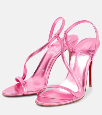Sandalen Rosalie 100 aus Metallic-Leder | Christian Louboutin