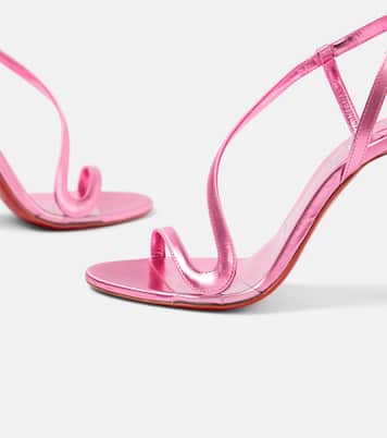 Sandalen Rosalie 100 aus Metallic-Leder | Christian Louboutin