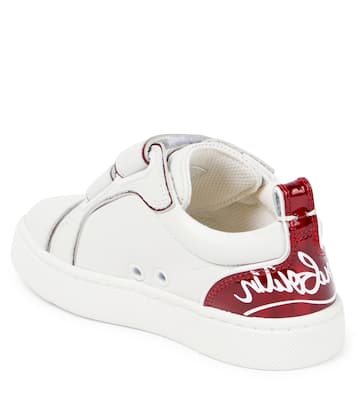 Funnyto Scratch leather sneakers  | Christian Louboutin Kids