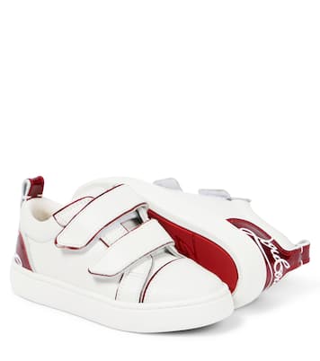 Funnyto Scratch leather sneakers  | Christian Louboutin Kids