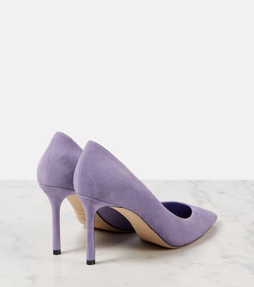 Escarpins Romy 85 en daim | Jimmy Choo