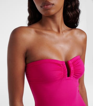 Cassiopée strapless bustier swimsuit | Eres