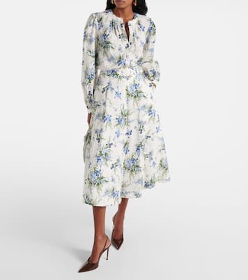Camisa Ashlynn de algodón floral | Veronica Beard