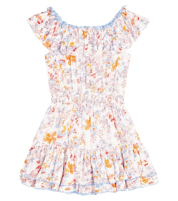 Abito Bekka con volant e stampa | Poupette St Barth Kids