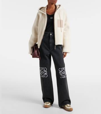 Chaqueta con capucha de borrego | Loewe