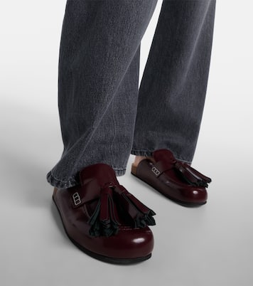 Tassel leather mules | JW Anderson
