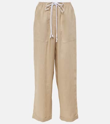 Weite Hose aus Leinen | Tory Burch