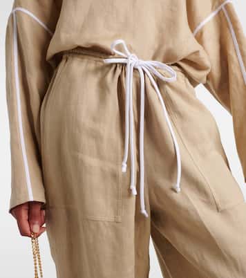 Weite Hose aus Leinen | Tory Burch