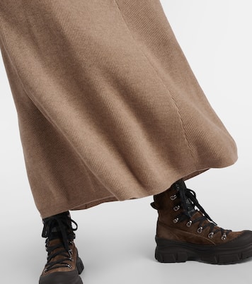 Vestido midi de cachemir | Brunello Cucinelli