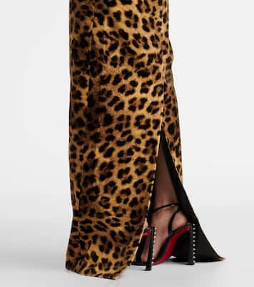 Ambra leopard-print cotton corset gown | The New Arrivals Ilkyaz Ozel