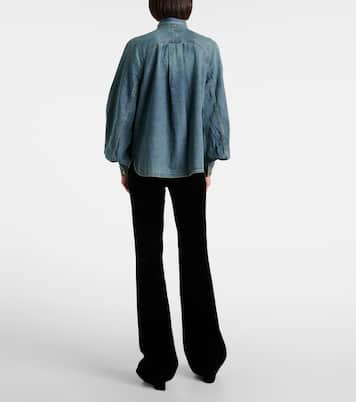 Chemise Illustration Raglan en jean | Zimmermann