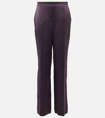 Pantaloni a gamba larga Tova in raso | Joseph