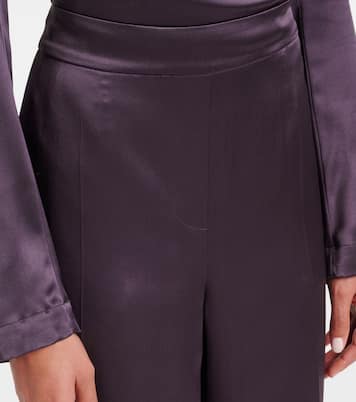 Pantaloni a gamba larga Tova in raso | Joseph