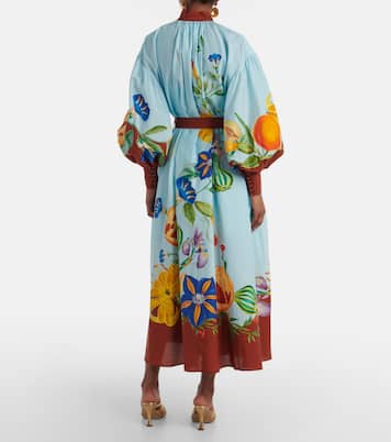 Hemdblusenkleid Dahlia aus Baumwolle und Seide | Alémais