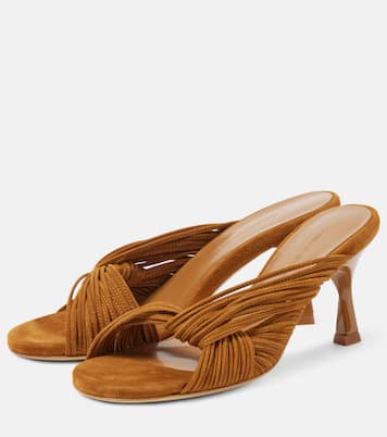 Mules Fender in suede | Christopher Esber