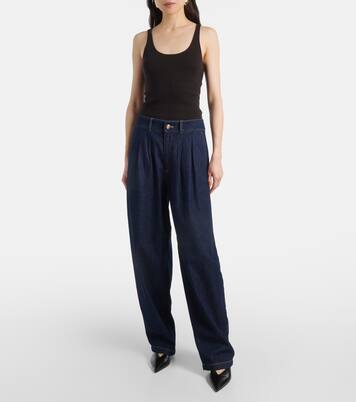 Jeans barrel tapered de tiro alto | Frame