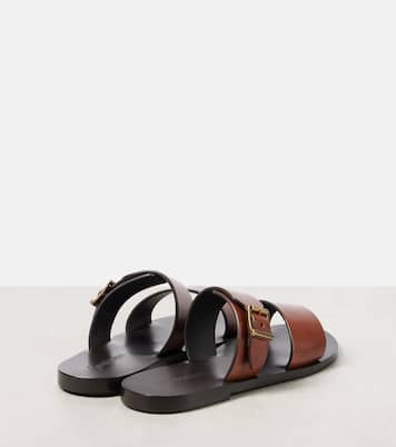 IOS leather slides | Saint Laurent