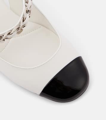 Pumps slingback in vernice | Miu Miu