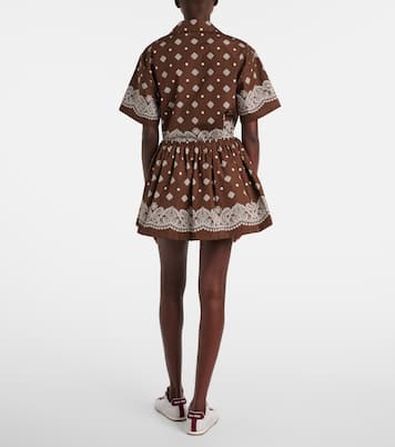 Minirock aus Baumwolle | Miu Miu