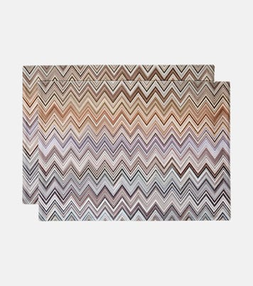 Andorra set of 2 cotton placemats | Missoni