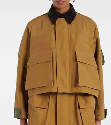 Cotton-blend twill blouson | Sacai