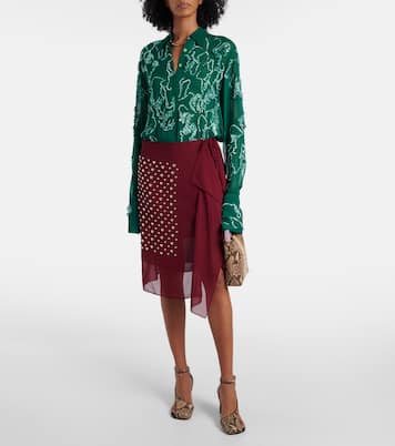 Camicia semitrasparente con paillettes | Dries Van Noten