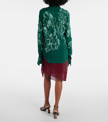 Camicia semitrasparente con paillettes | Dries Van Noten