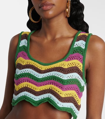 Top Kim in crochet di misto cotone | Bananhot